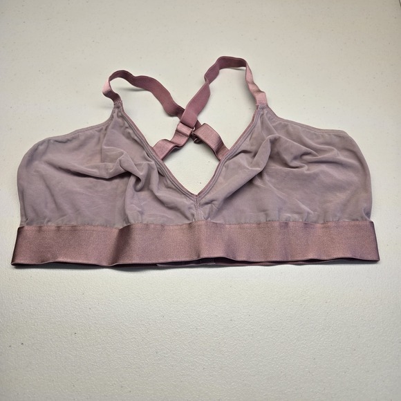 Parade Women Bra 2XL Mauve Bralette Wireless Knit Strap Adjustable - Picture 1 of 10